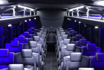 Buena Park Charter Bus Interior