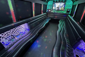 Buena Park Limo Bus Interior