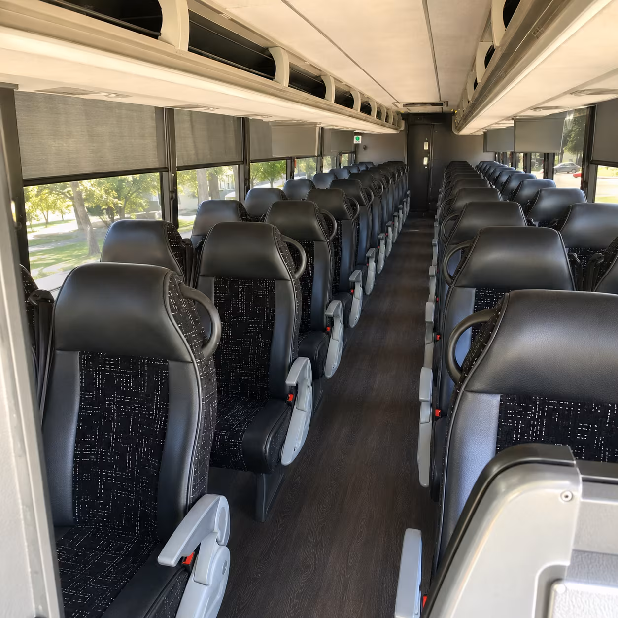 buena park charter bus rental inside