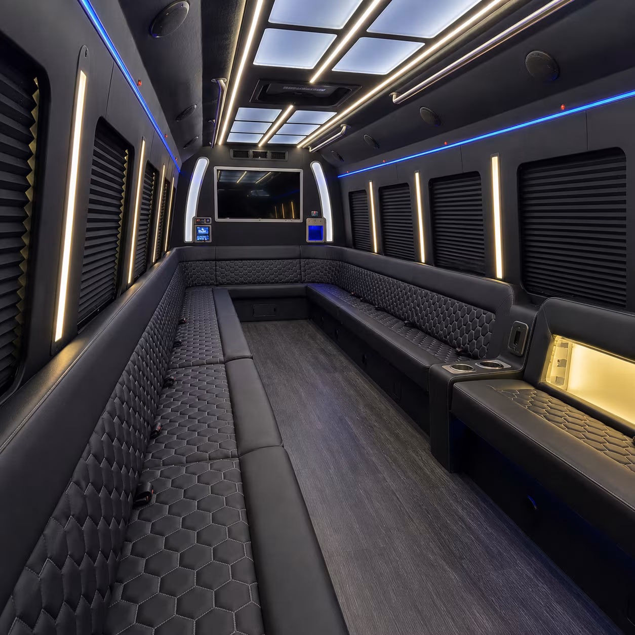 buena park party bus rental interior